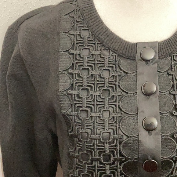 NWT Nygard Elegant Black Sweater Size Petite Large 14/16 - Picture 9 of 14